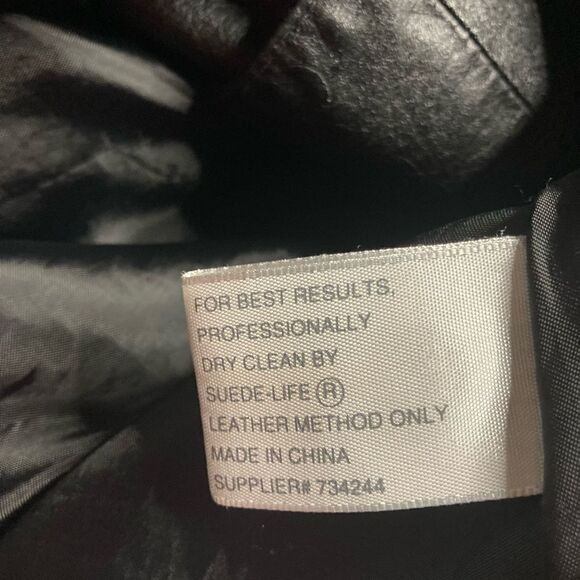 WORTHINGTON, Leather jacket, Black, Women’s Sz Large SEE DESCRIPTION - Picture 5 of 13